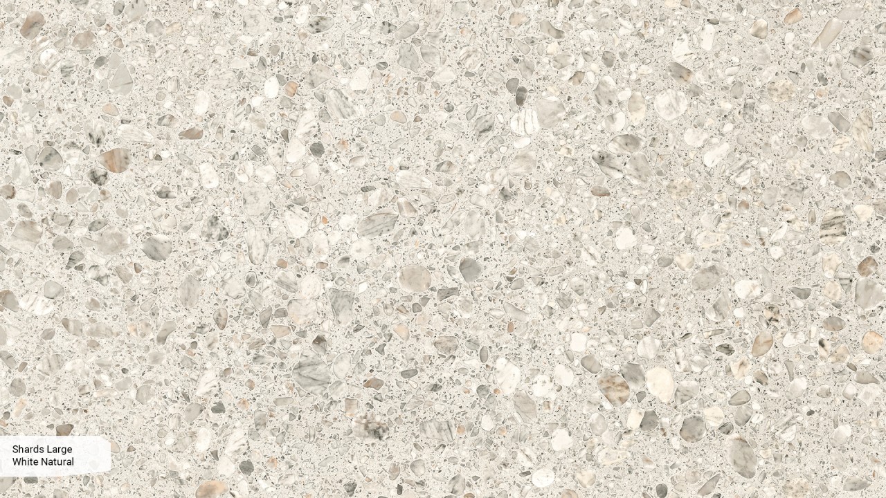 Keralini Shards Large White